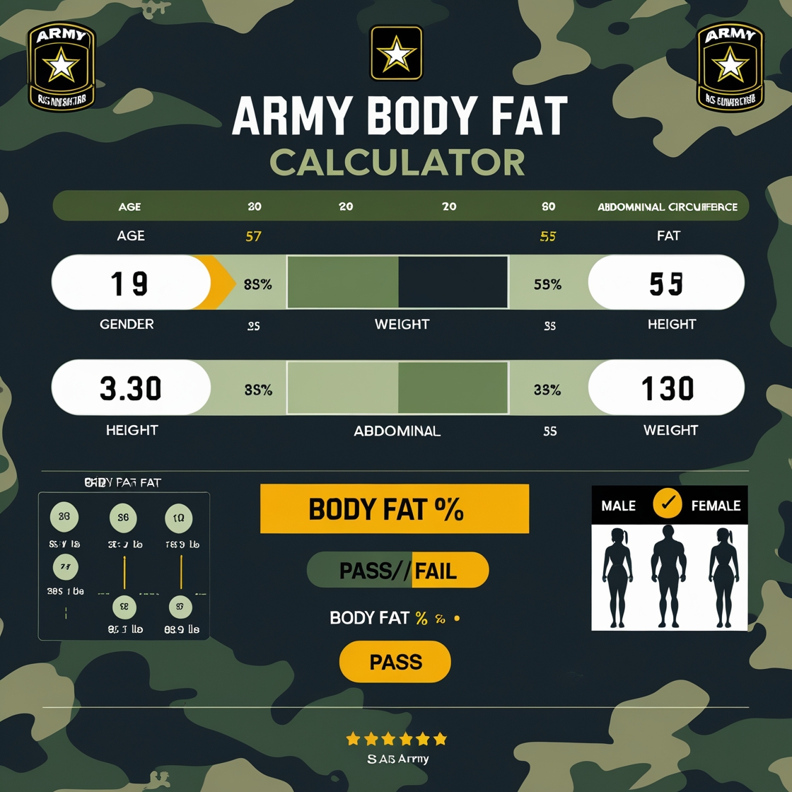 Army Body Fat Calculator